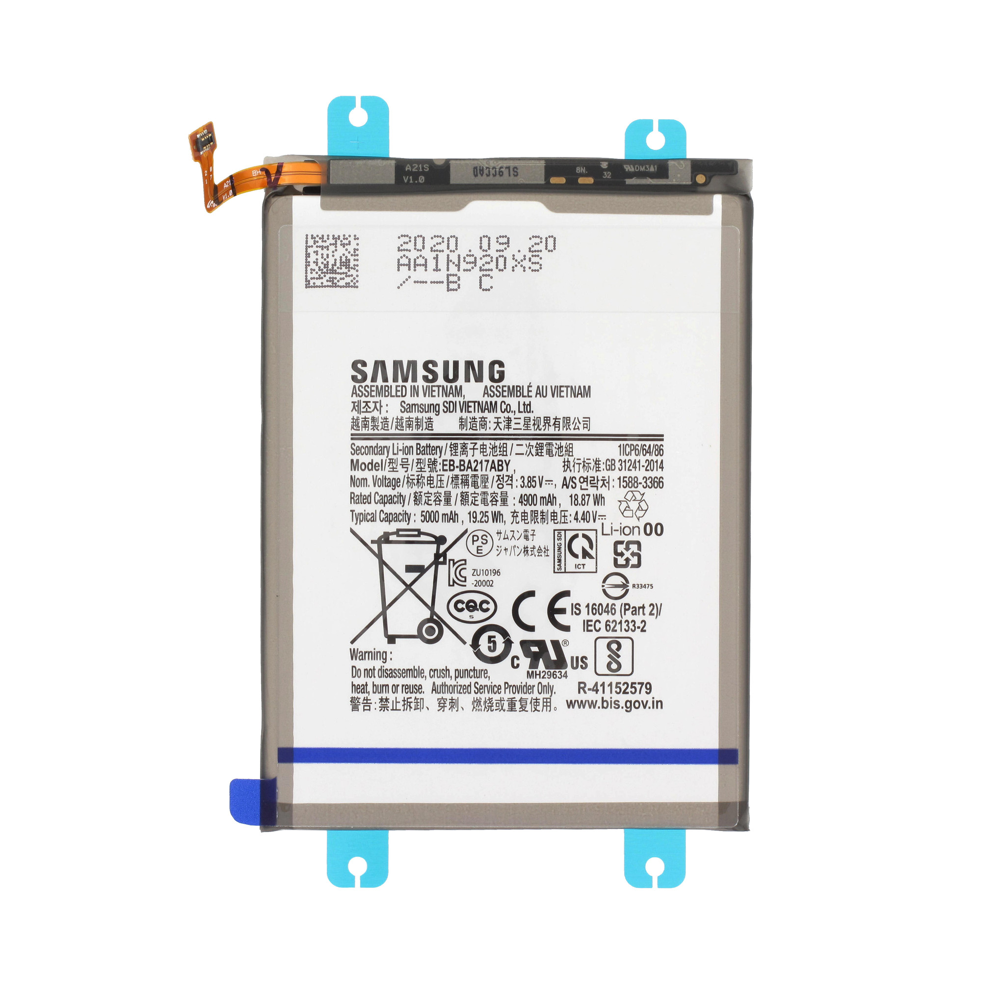 Bateria Samsung SM-A217 Galaxy A21S Galaxy A125 A137 A135 M127 A022 / A146 A14 5G