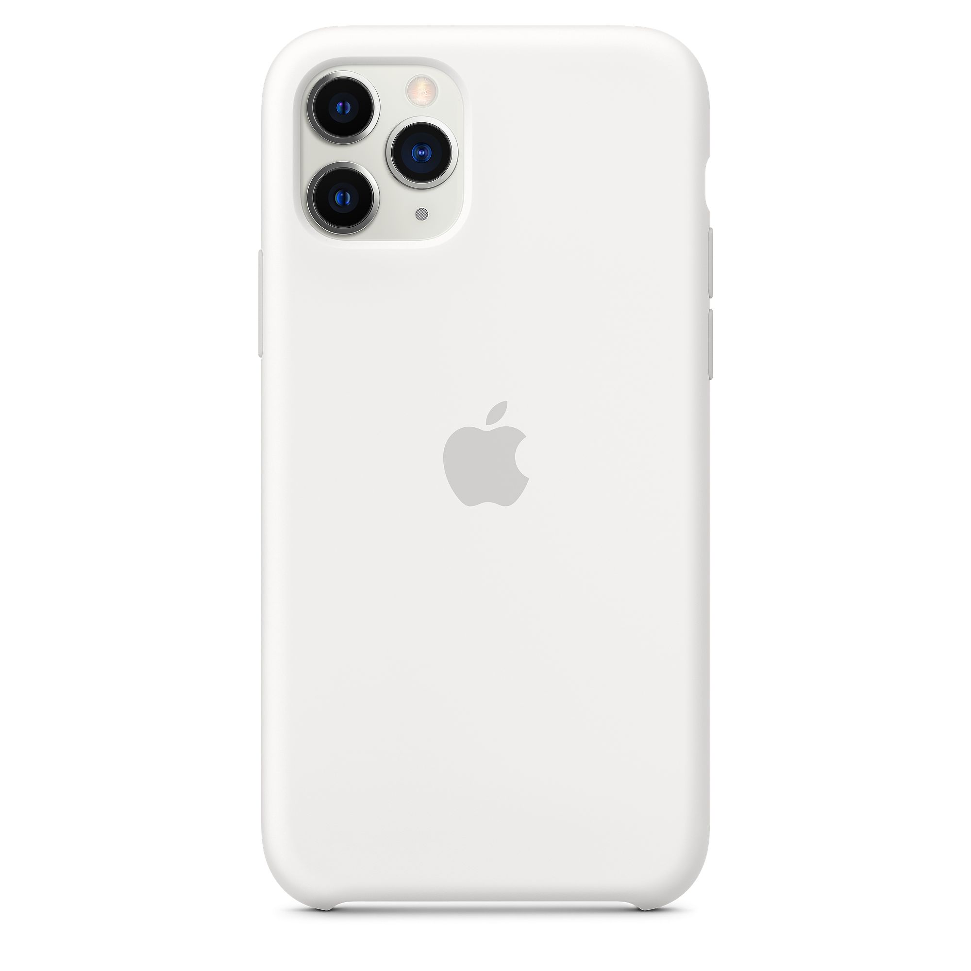 Capa de silicone para iPhone 11 Pro Max Branco CCAP608