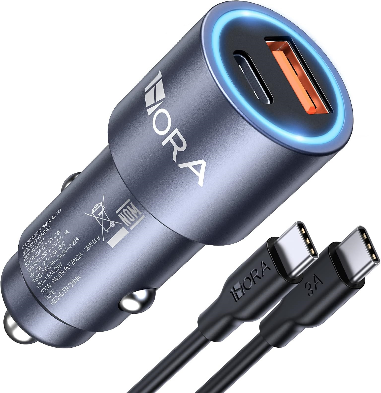 Carregador 1HORA GAR241G Veicular