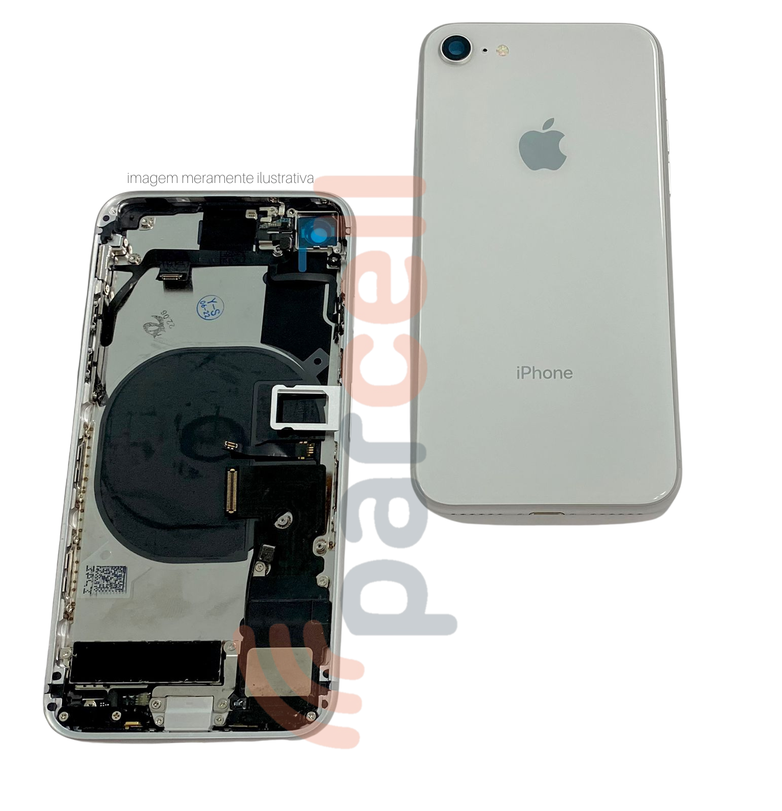 Carcaça Completa Iphone 8 - Prata