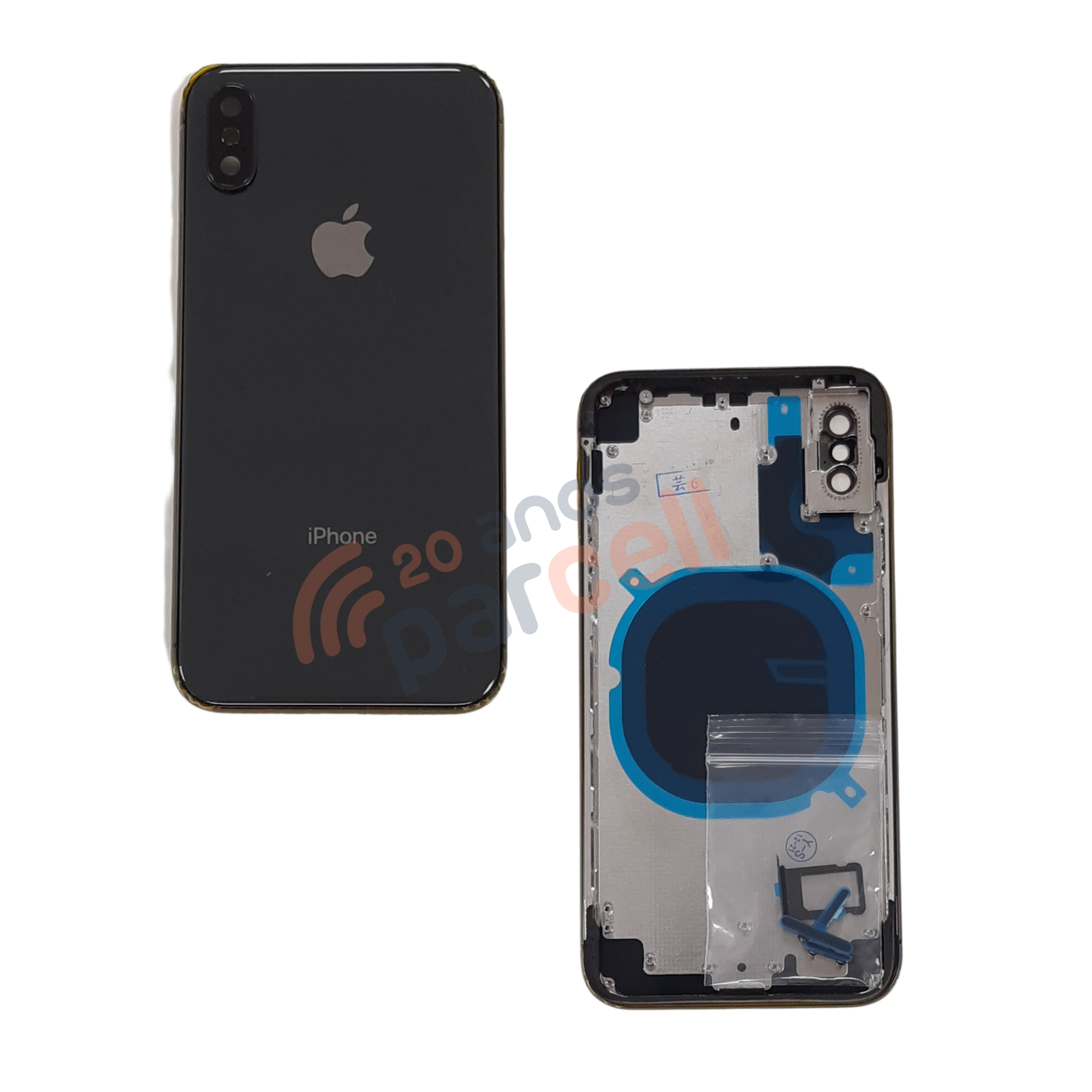 Carcaça Iphone X - Cinza Espacial