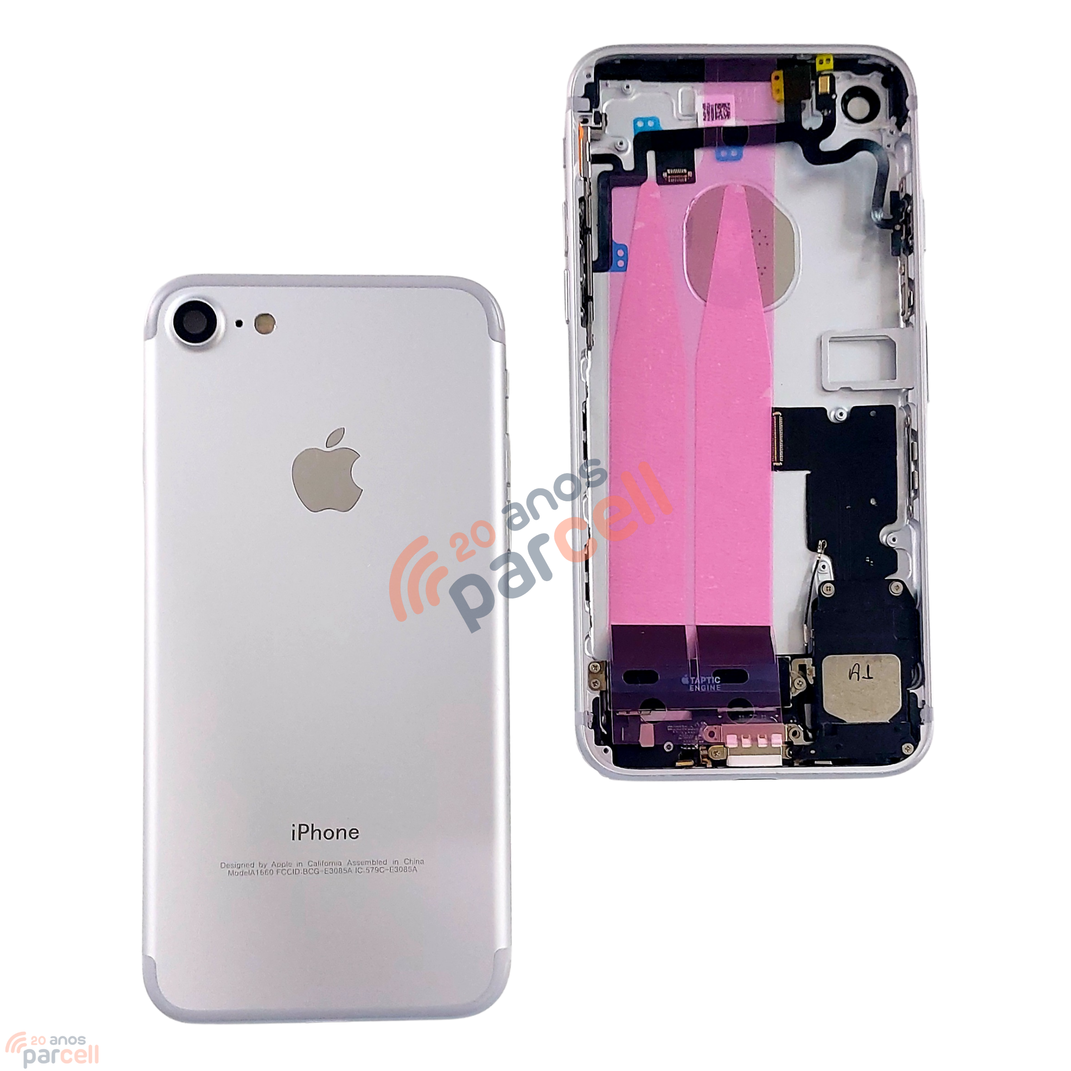 Carcaça Completa Iphone 7 - Prata