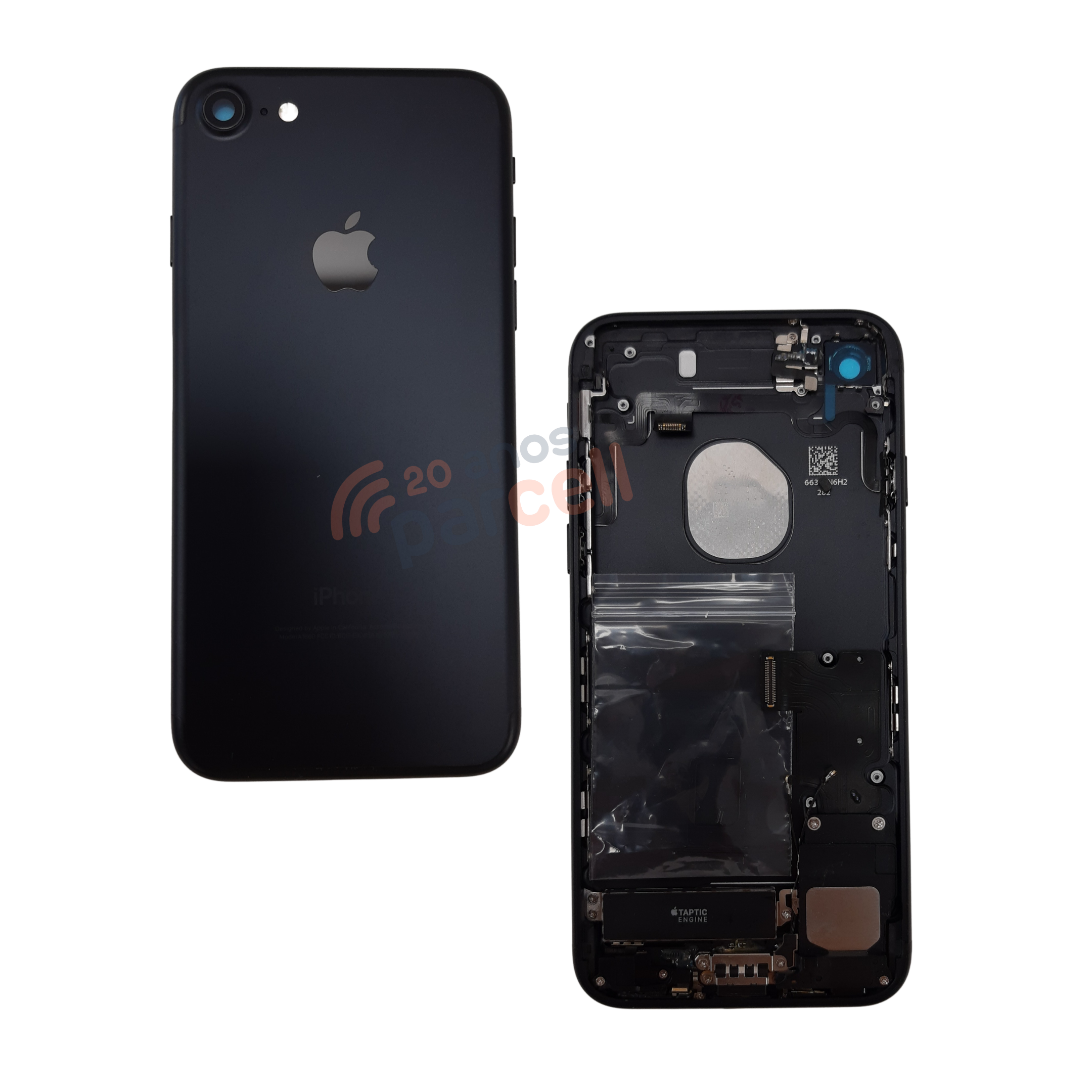 Carcaça Completa Iphone 7 - Preto Matte