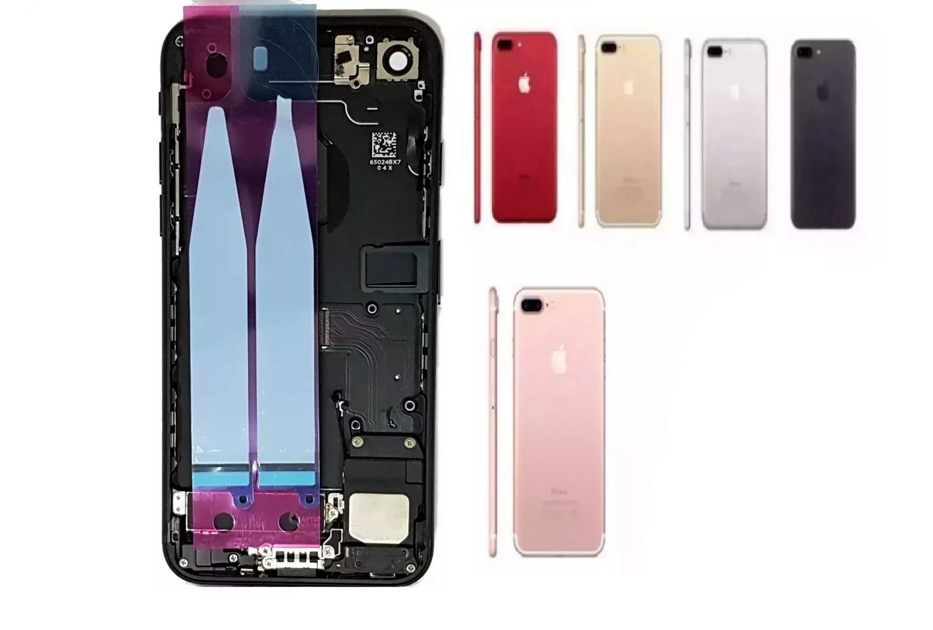 Carcaça Completa Iphone 7 Plus - Rosa