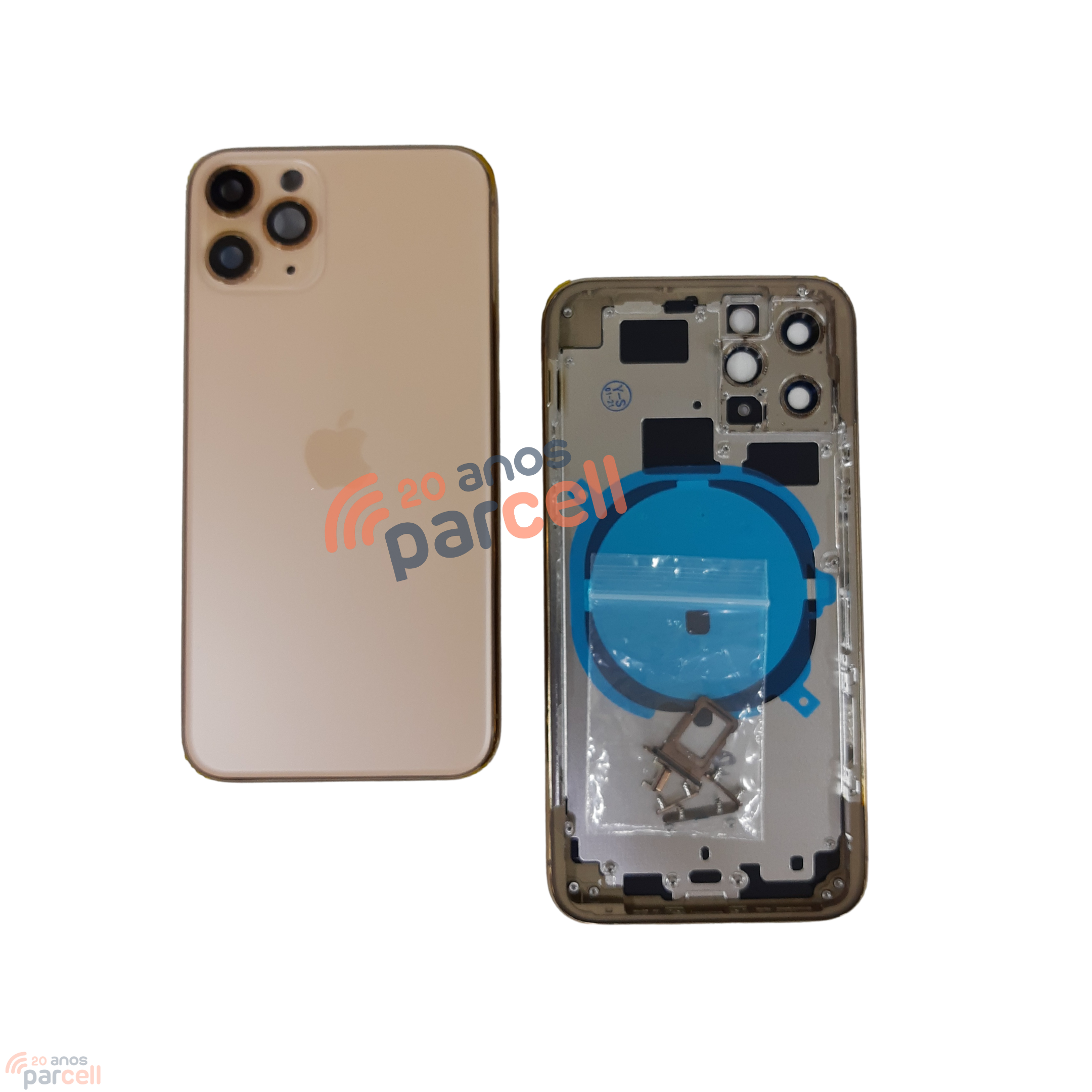 Carcaça  Iphone 11 Pro Dourado