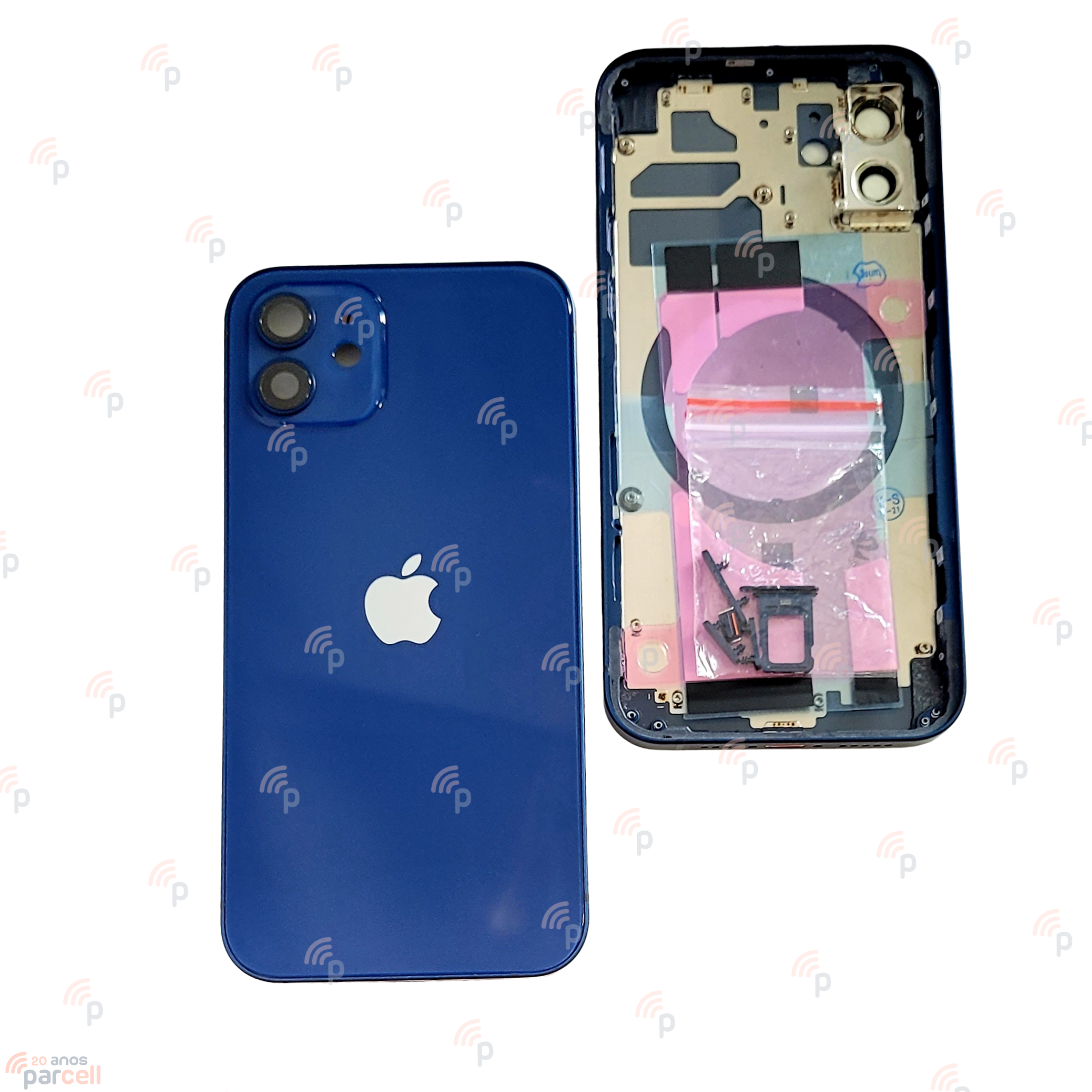 Carcaça Completa Iphone 12 Azul