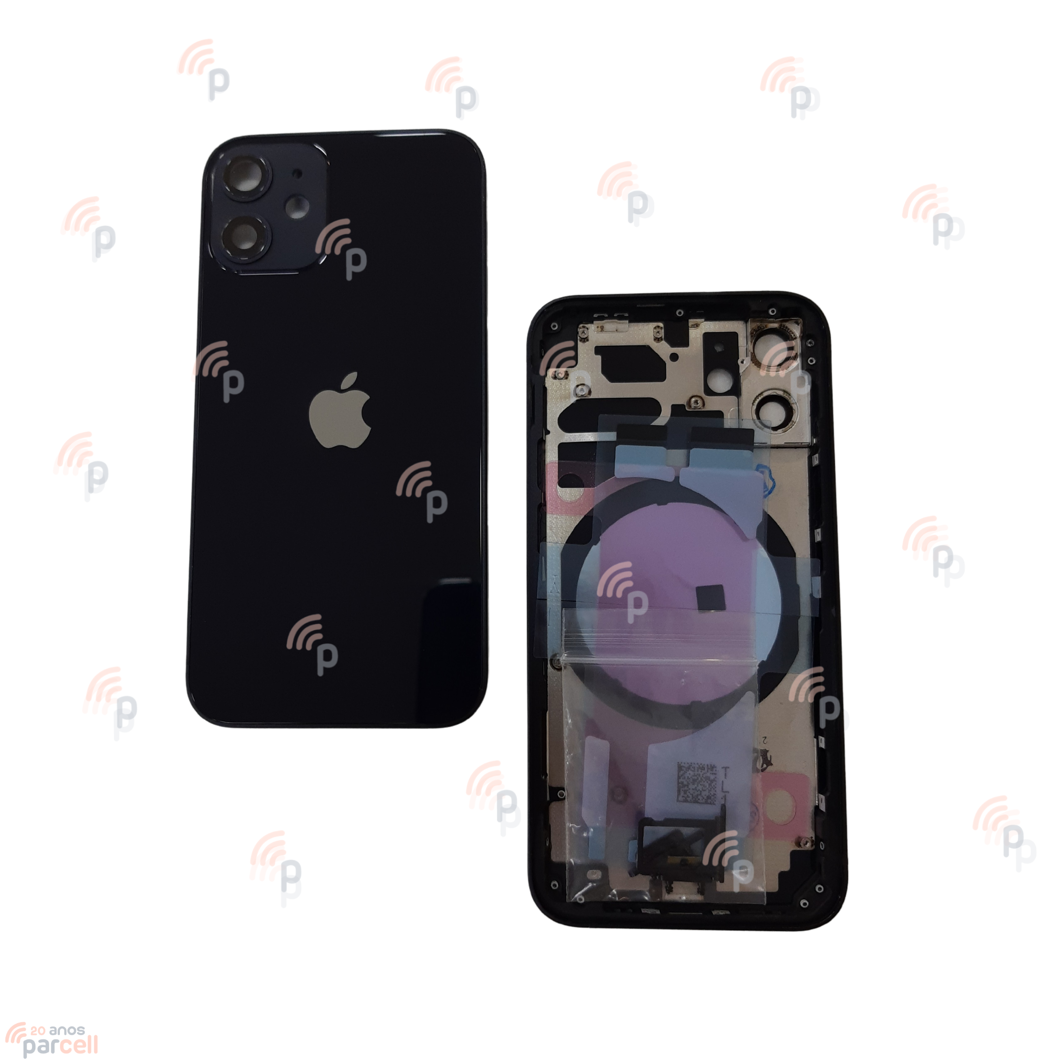 Carcaça Completa Iphone 12 Mini Preto