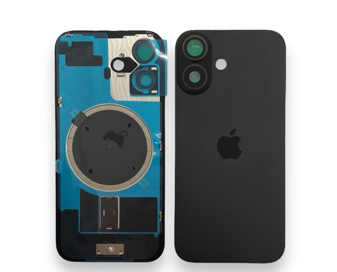 Tampa de Bateria Iphone 16 Preto Com Aro
