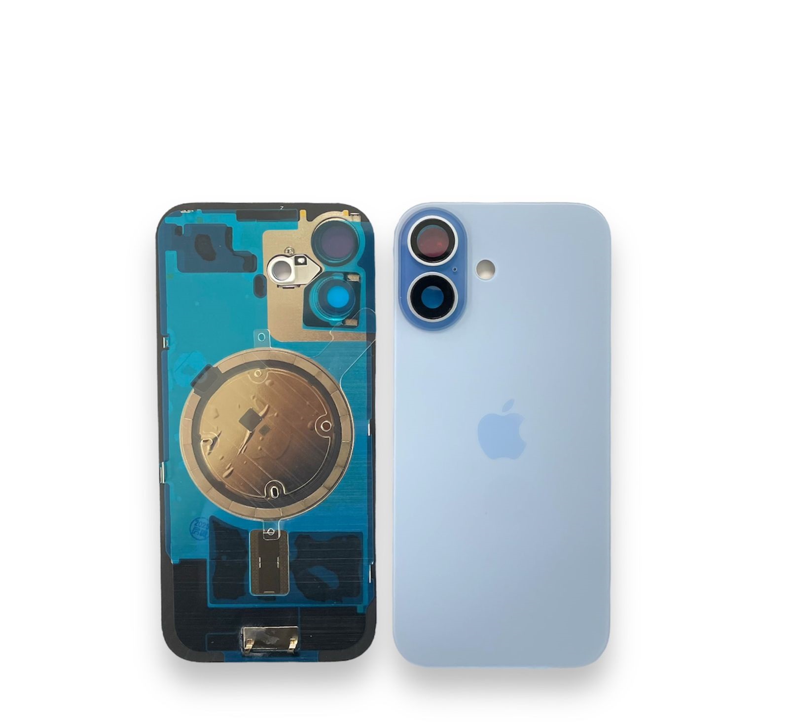 Tampa de Bateria Iphone 17 Azul Com Aro