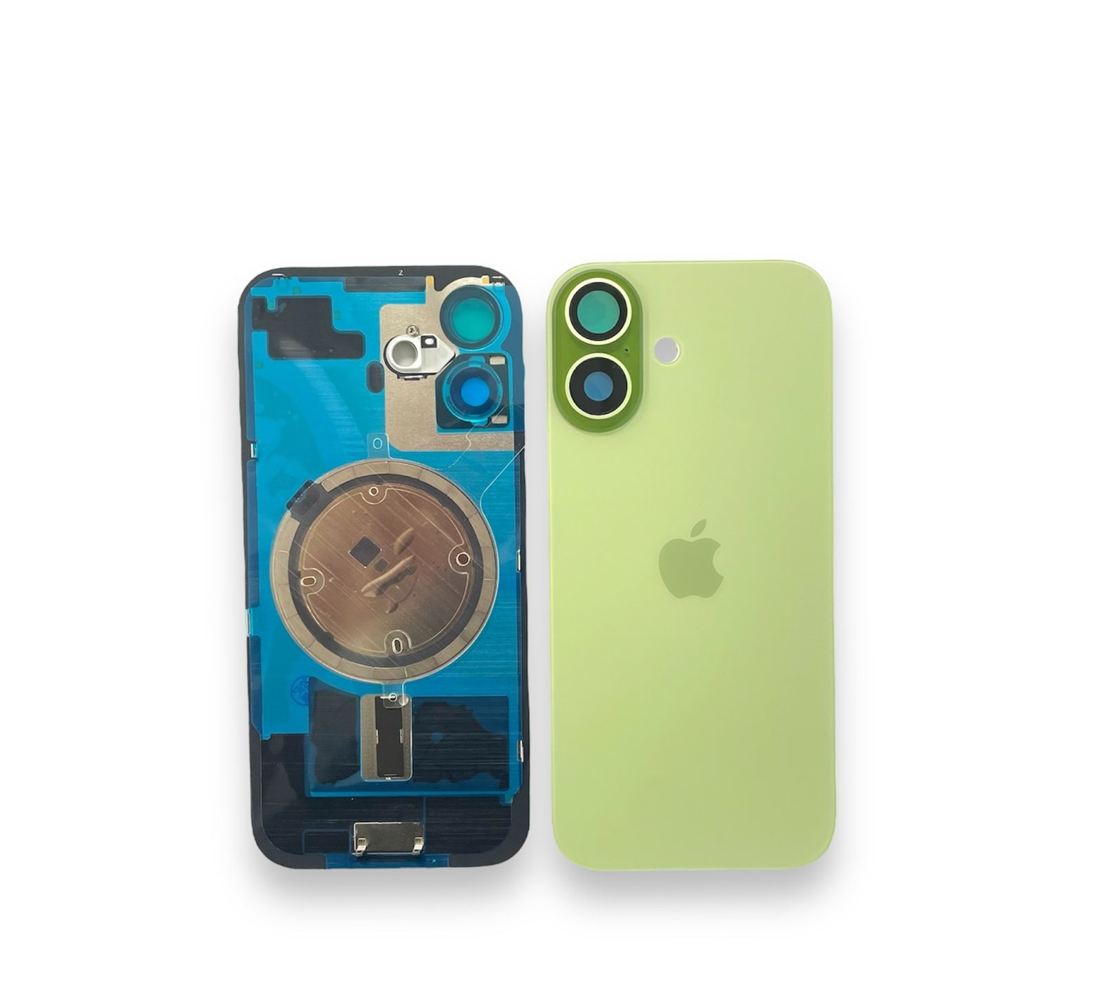 Tampa de Bateria Iphone 17 Verde Com Aro
