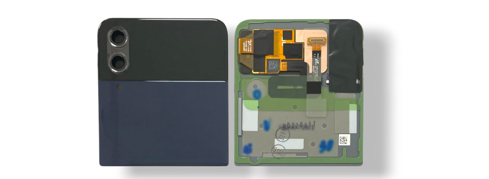 Tampa Superior Samsung SM-F721 Galaxy Z Flip 4 Azul