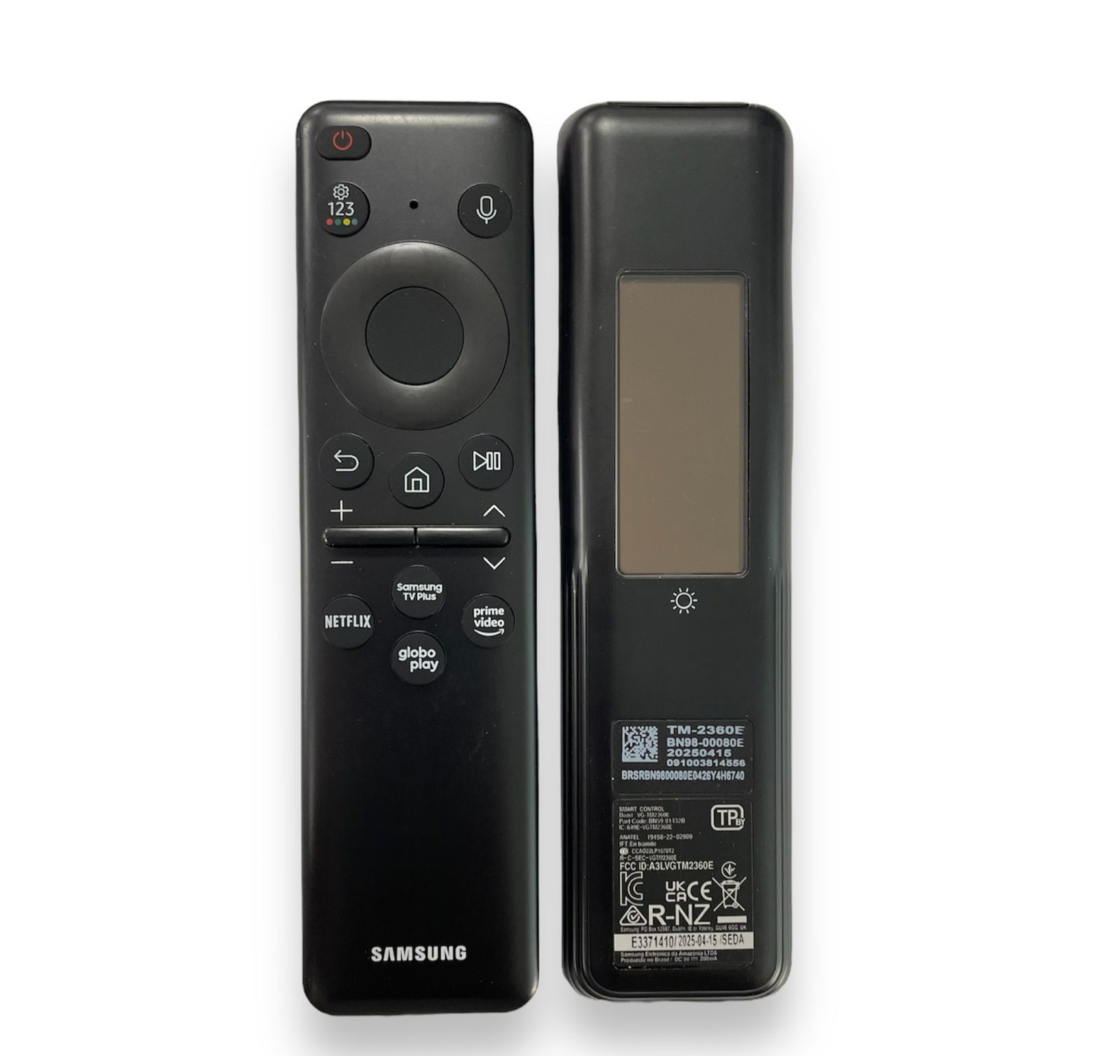 Controle remoto solar Samsung Smart TV BN98-00080E
