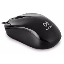Mouse com Fio Preto MOX