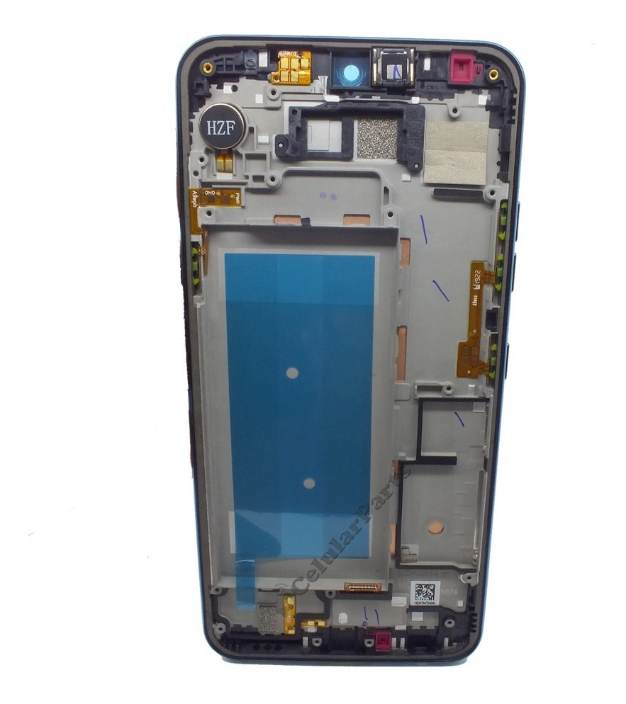 Display LG K12 Max X520 K12 Prime X525 Com Aro Preto