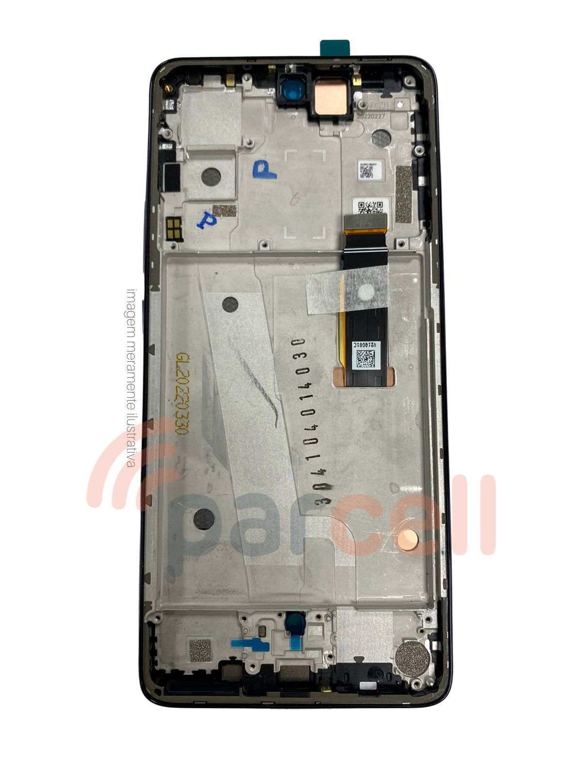 Display Motorola Moto Edge 30 XT2203 Aro Azul Escuro