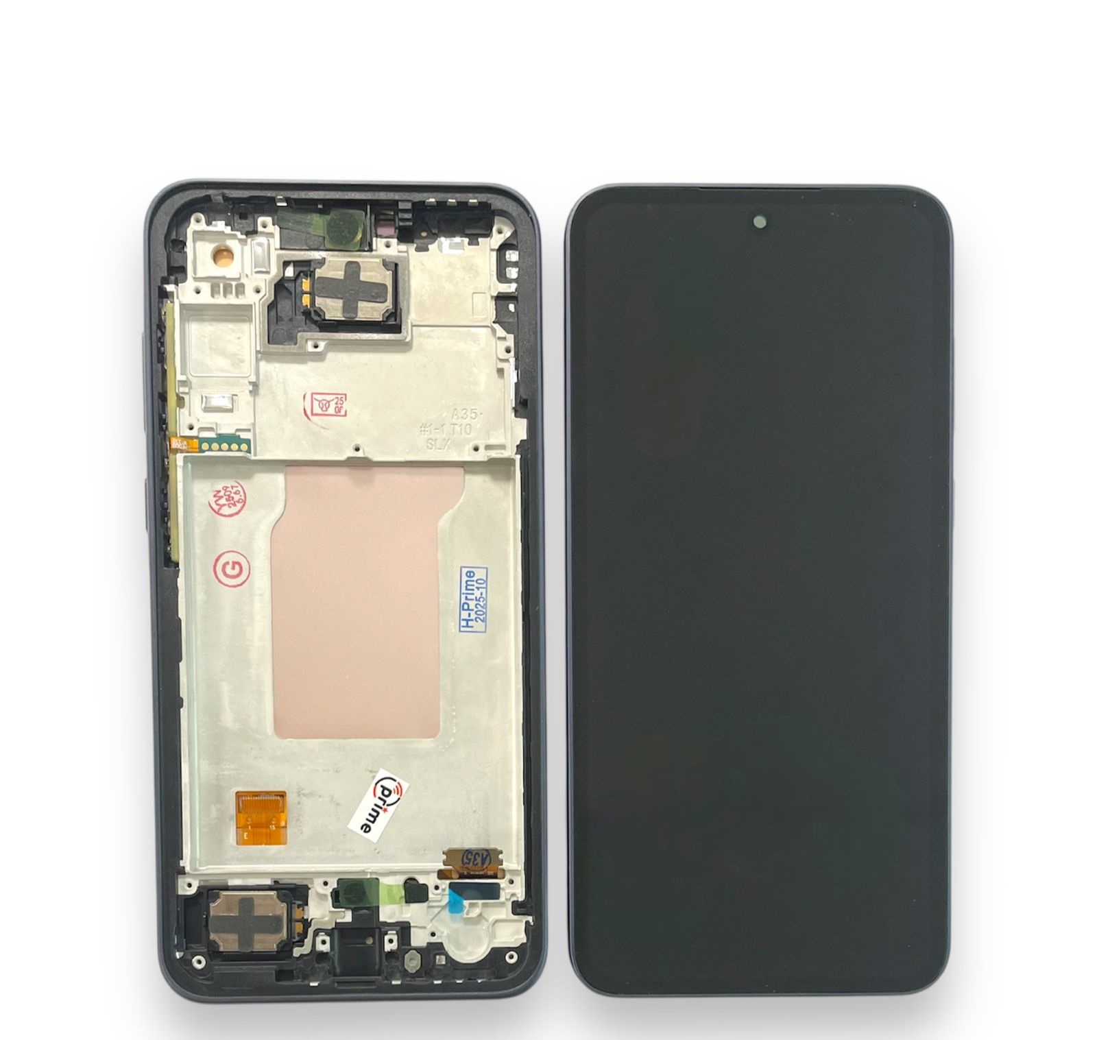 Display Samsung SM-A356 Galaxy A35 5G Com Aro Preto/ Azul Escuro