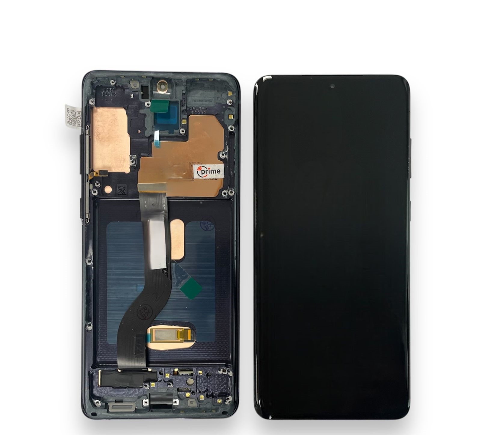 Display Samsung SM-G985 Galaxy S20 Plus + Com Aro Preto