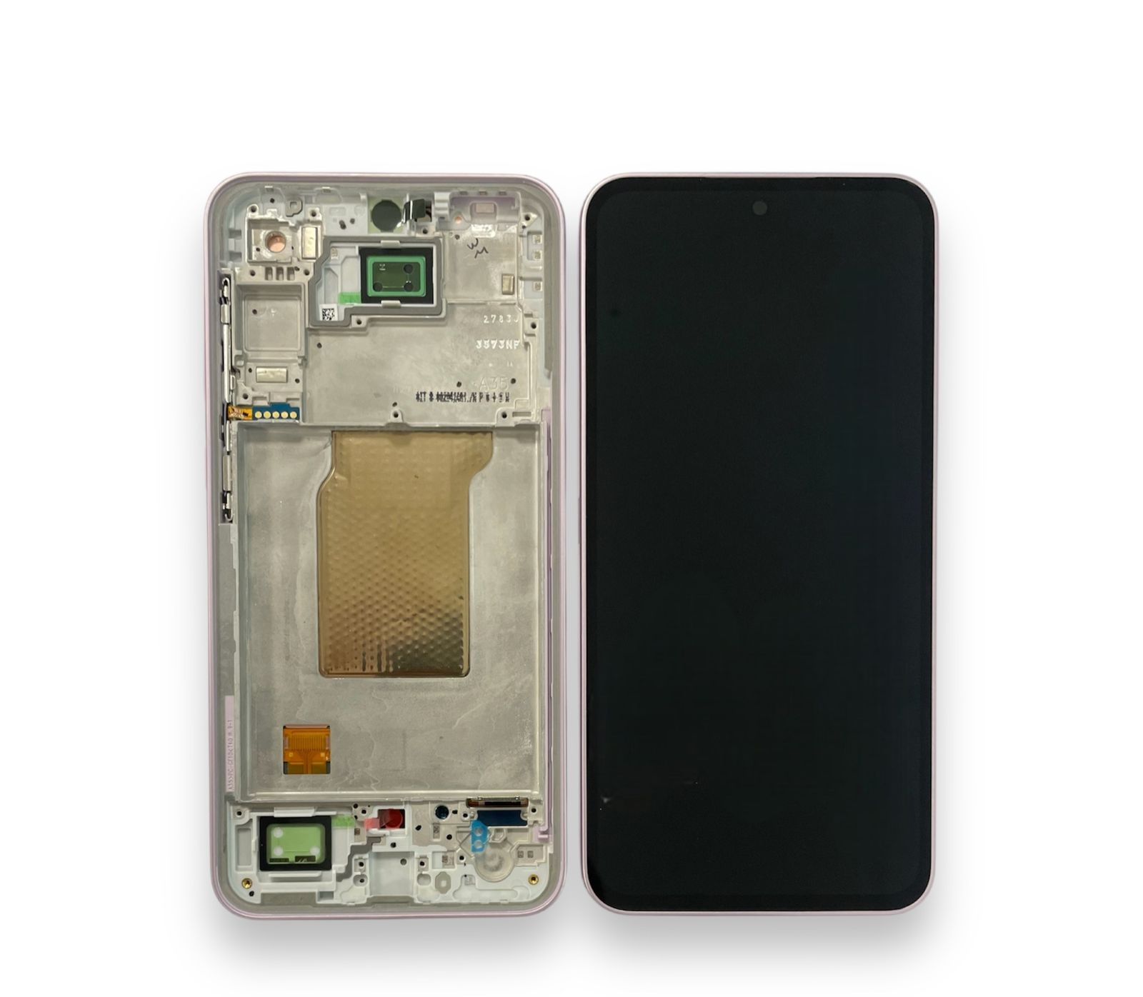 Display Samsung SM-A356 Galaxy A35 5G Com Aro Rosa