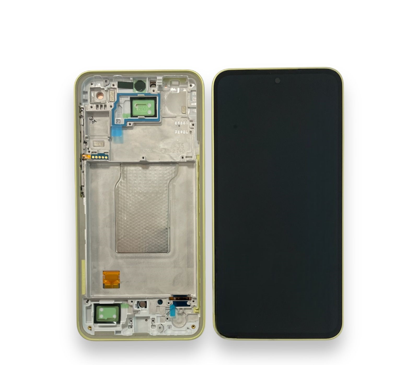 Display Samsung SM-A356 Galaxy A35 5G Com Aro Verde
