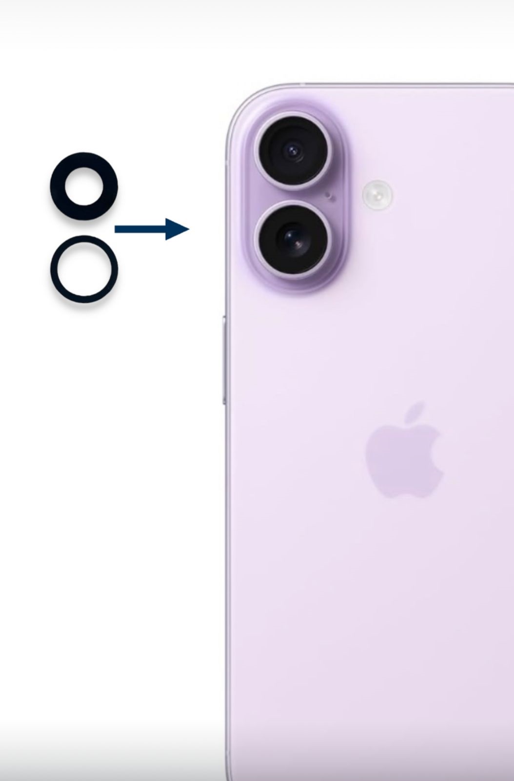 Lente Câmera Iphone 16