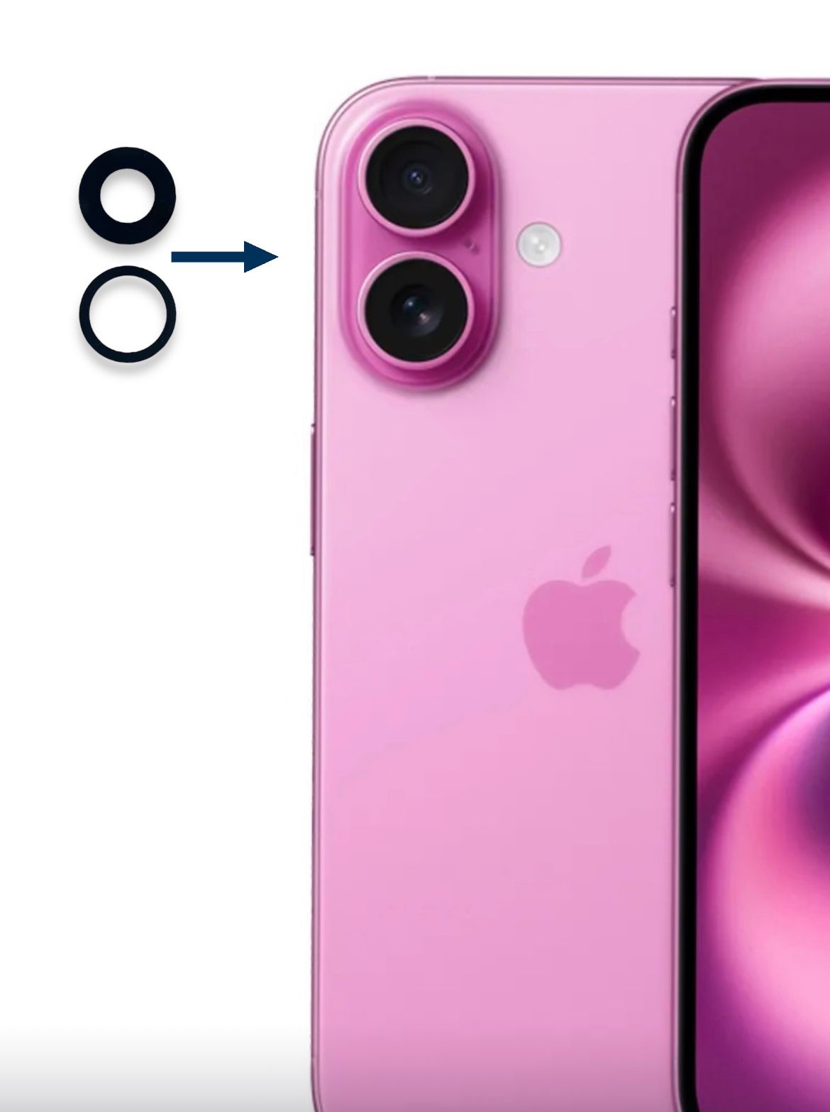 Lente Câmera Iphone 16 Plus