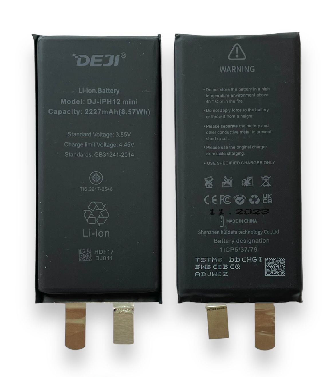 Bateria DEJI Iphone 12 Mini Sem Flex