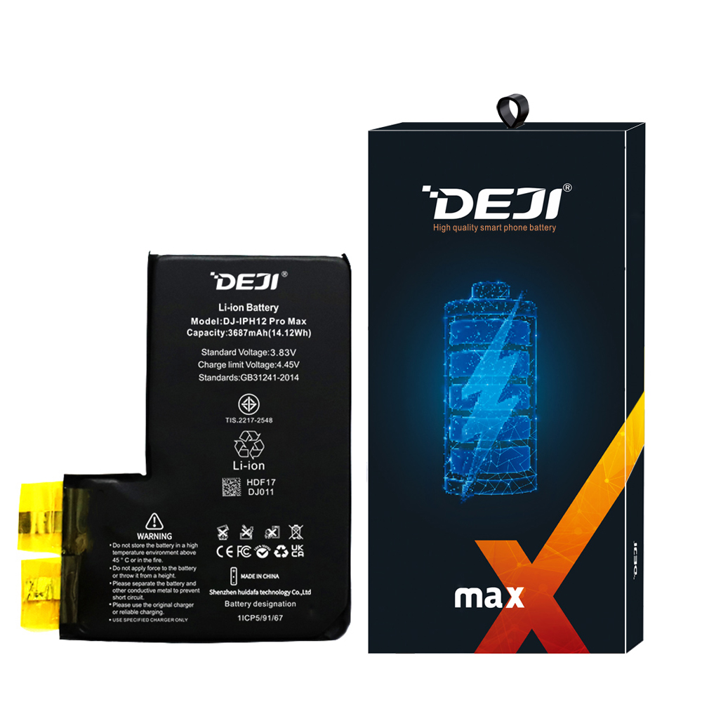 Bateria DEJI Iphone 12 Pro Max Sem Flex 3687 mAh
