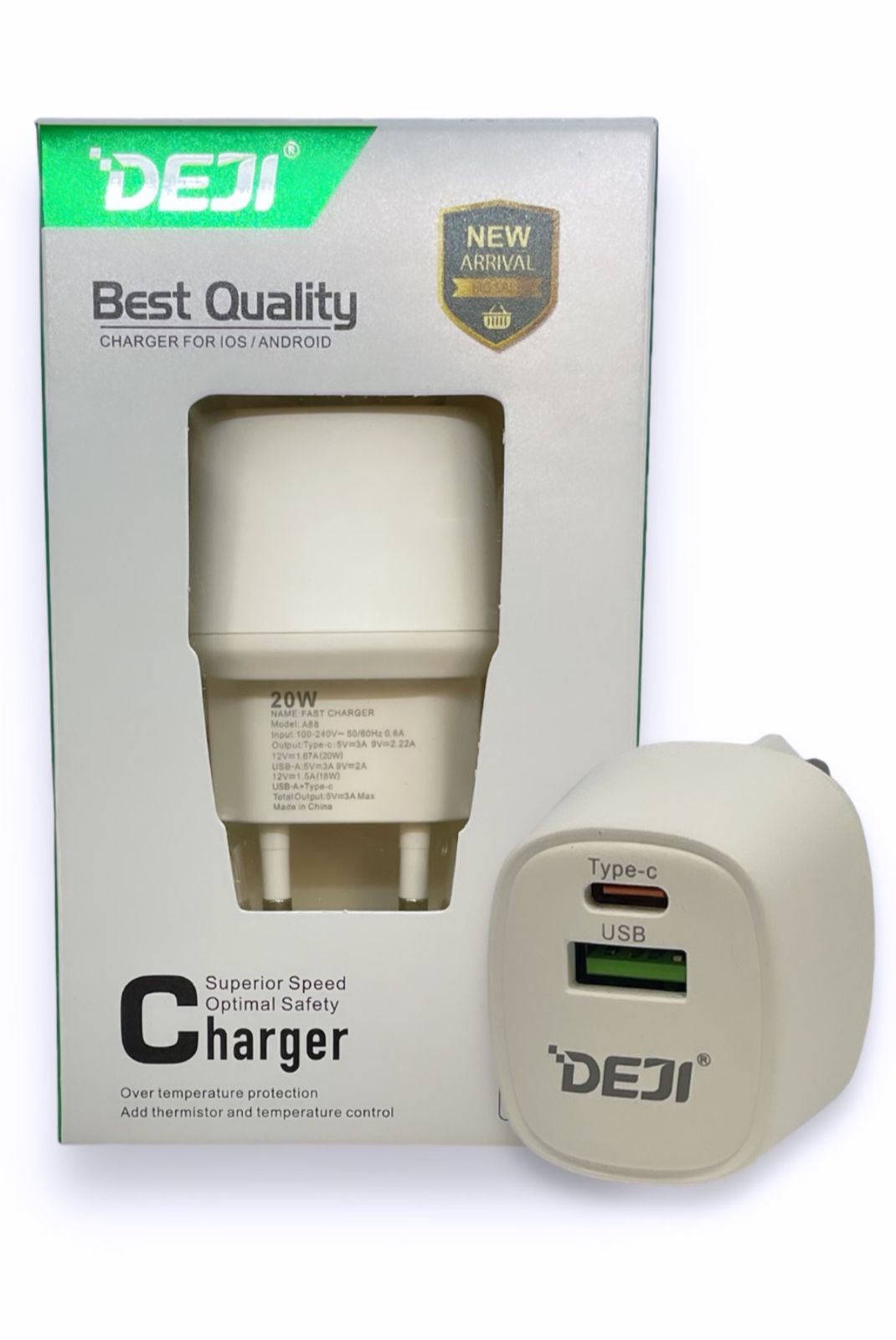 Carregador Deji 20W Branco