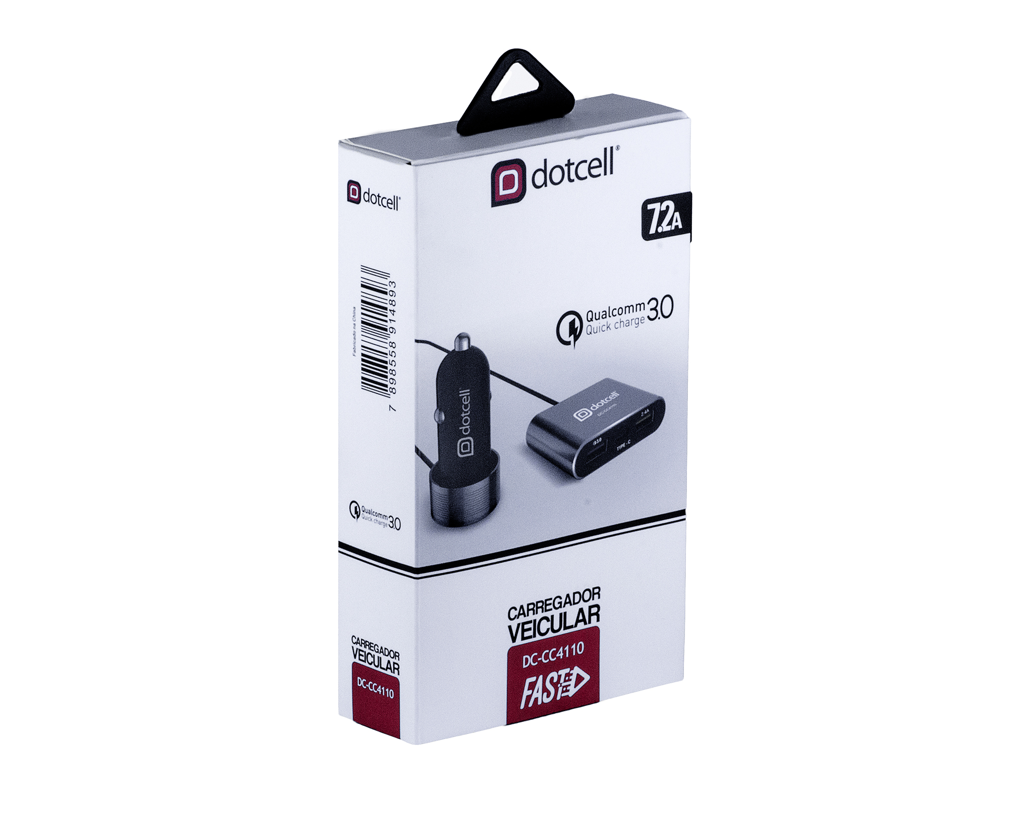 Carregador Veicular Dotcell  DC-CC4110 Fast Charger