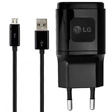 Carregador LG 850mAh Preto  Com cabo Micro usb
