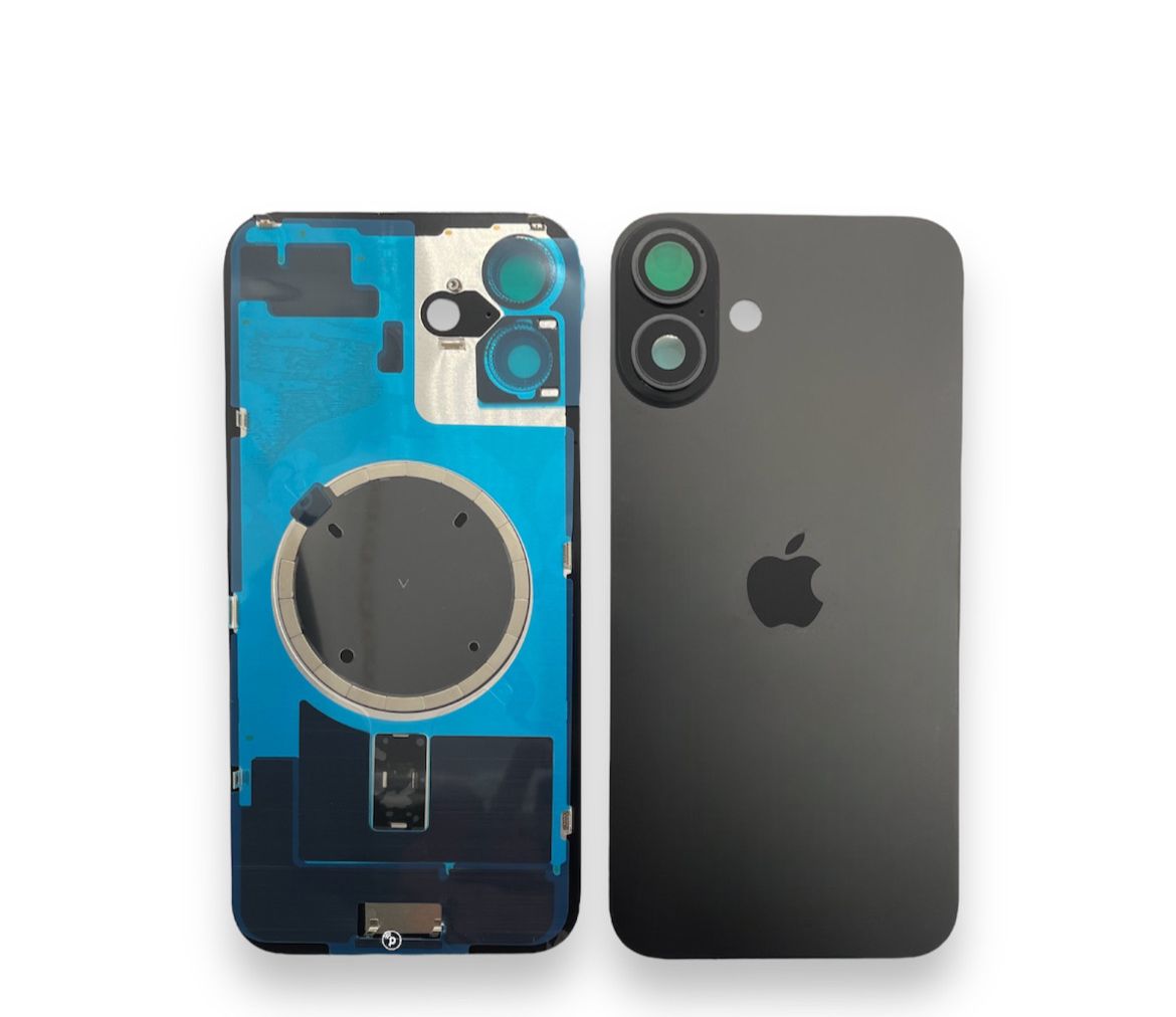 Tampa de Bateria Iphone 16 Plus Preto Com Aro