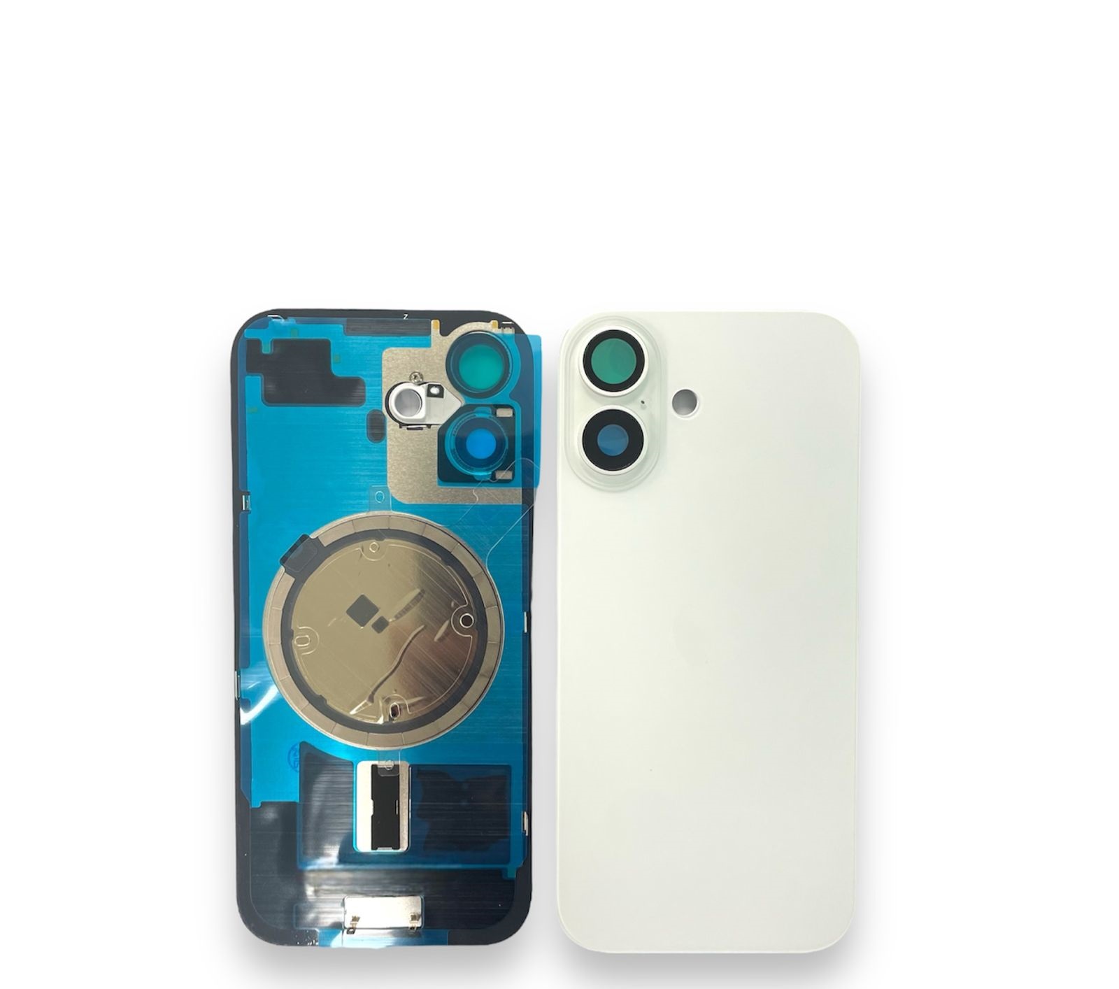 Tampa de Bateria Iphone 17 Branco Com Aro