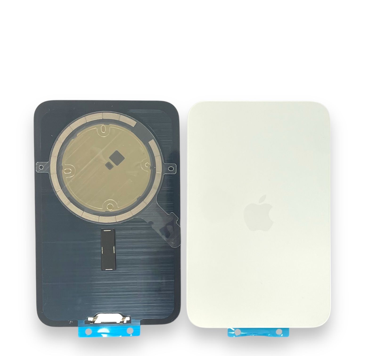 Tampa de Bateria Iphone 17 Pro Max Prata Com Aro