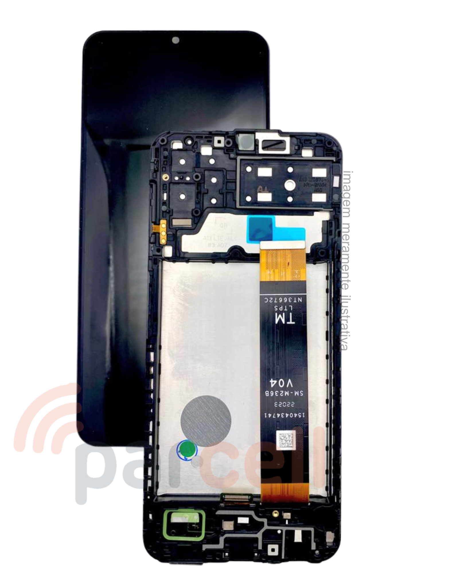 Display Samsung SM-A135 Galaxy A13 Com Aro