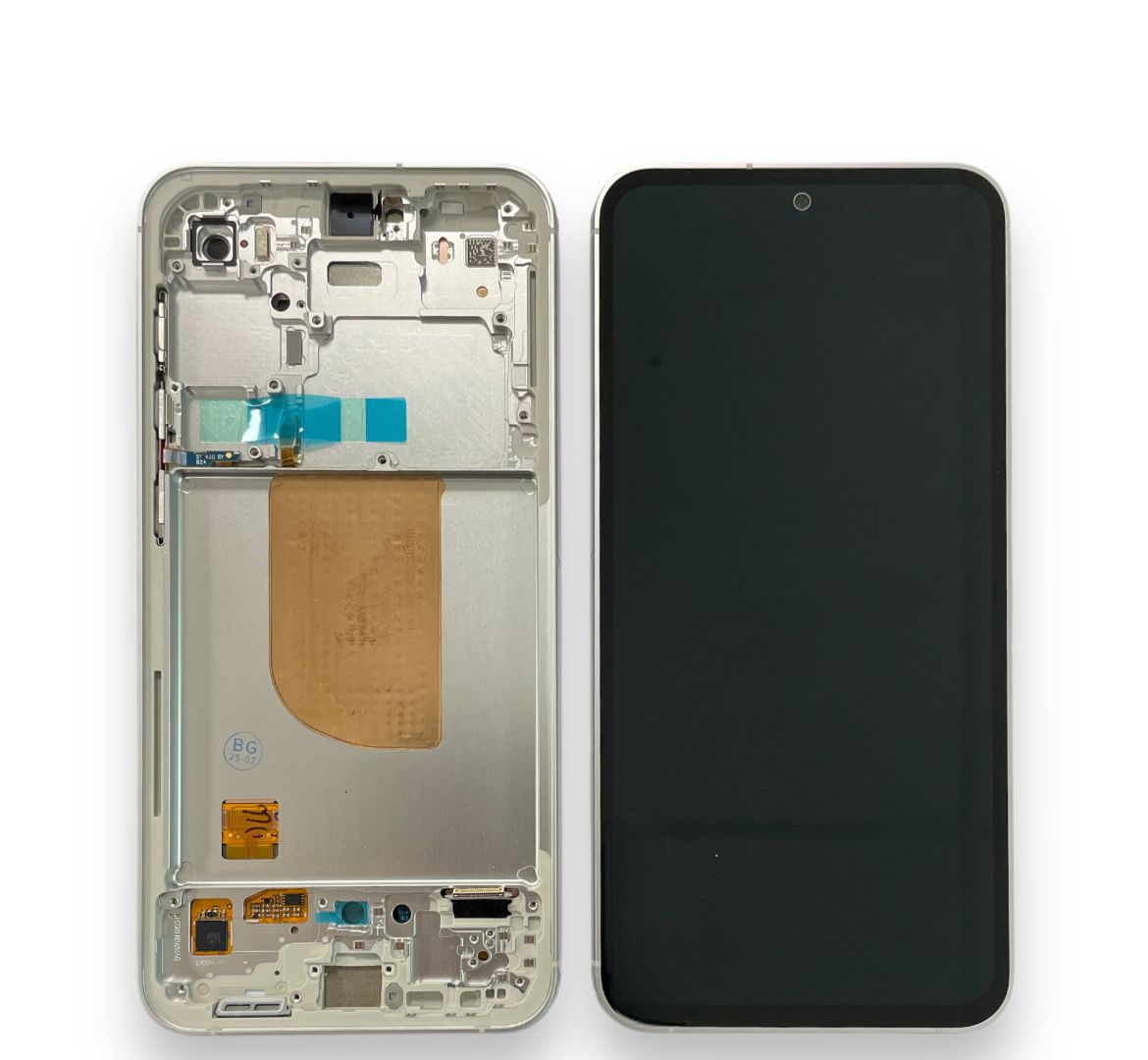 Display Samsung SM-S711 Galaxy S23FE Com Aro Prata