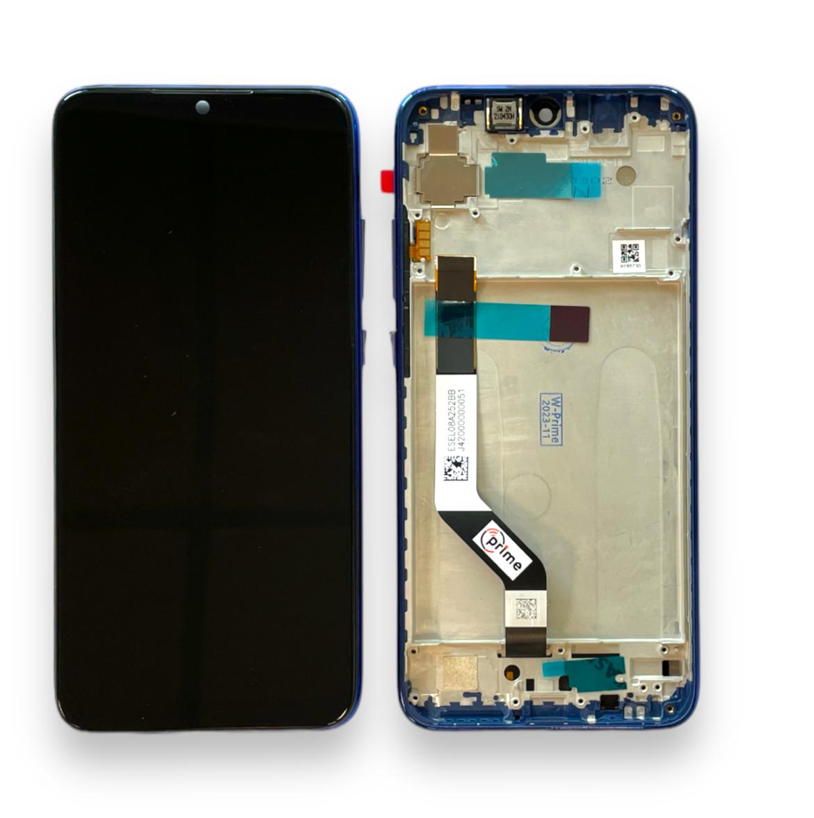 Display Xiaomi Redmi Note 7 Com Aro Azul