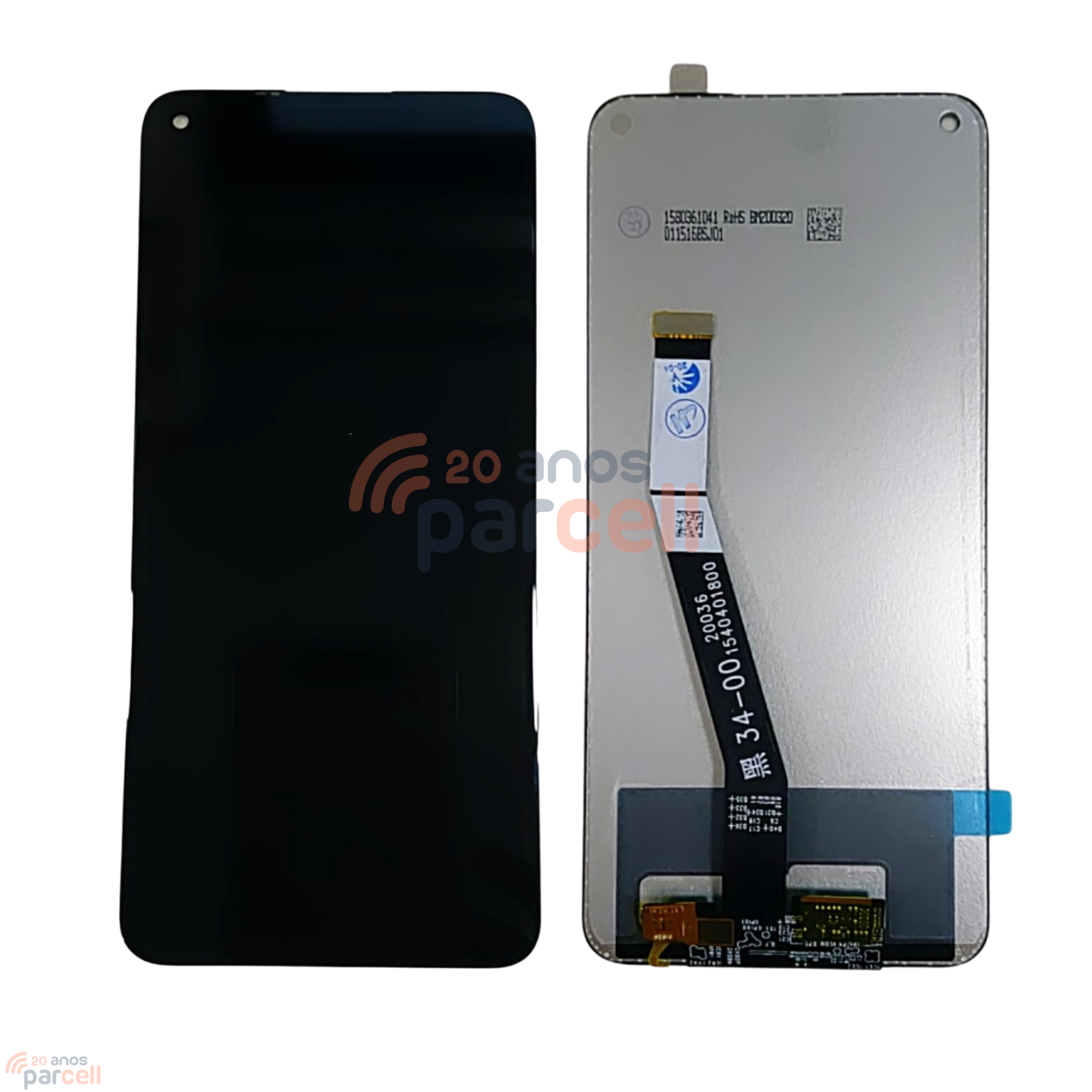 Display Xiaomi Redmi Note 9 Sem Aro