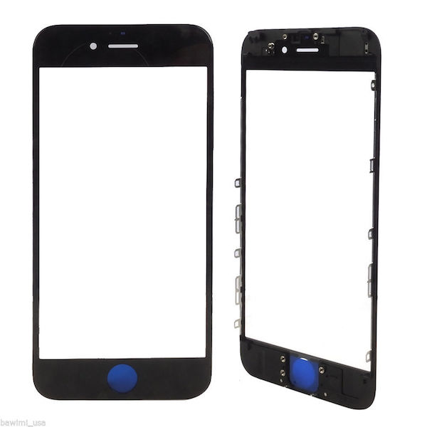 Lente + Frame + Oca Iphone 7 - Preto